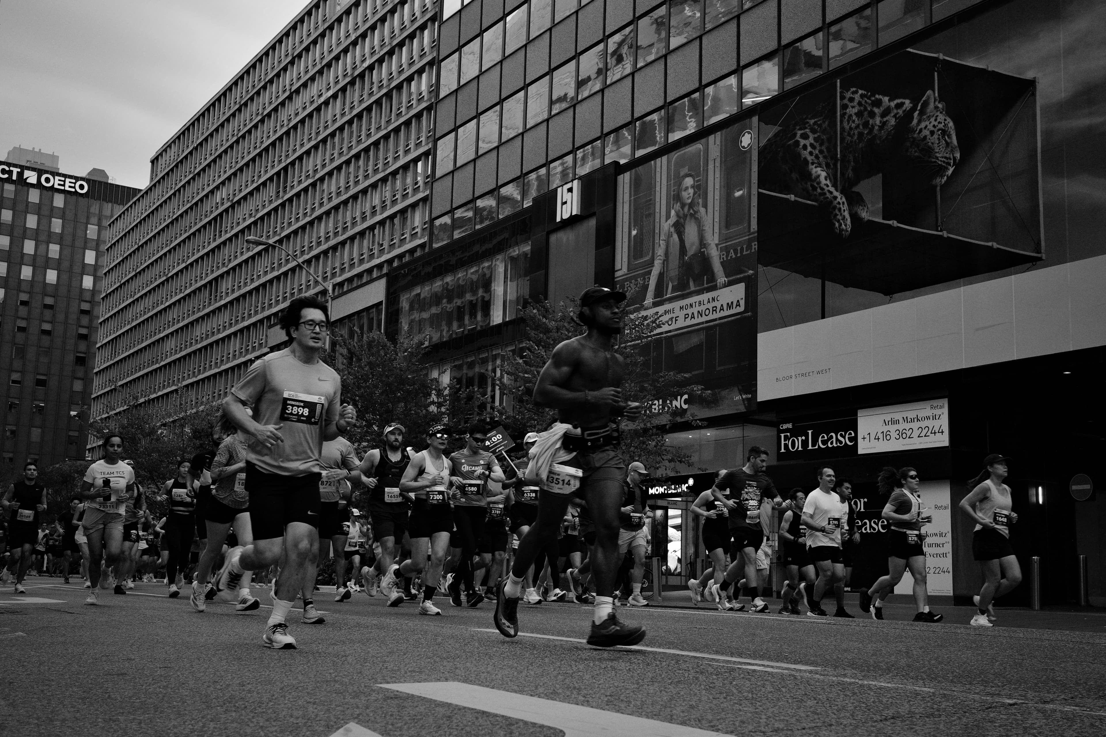 Runner claiming territory